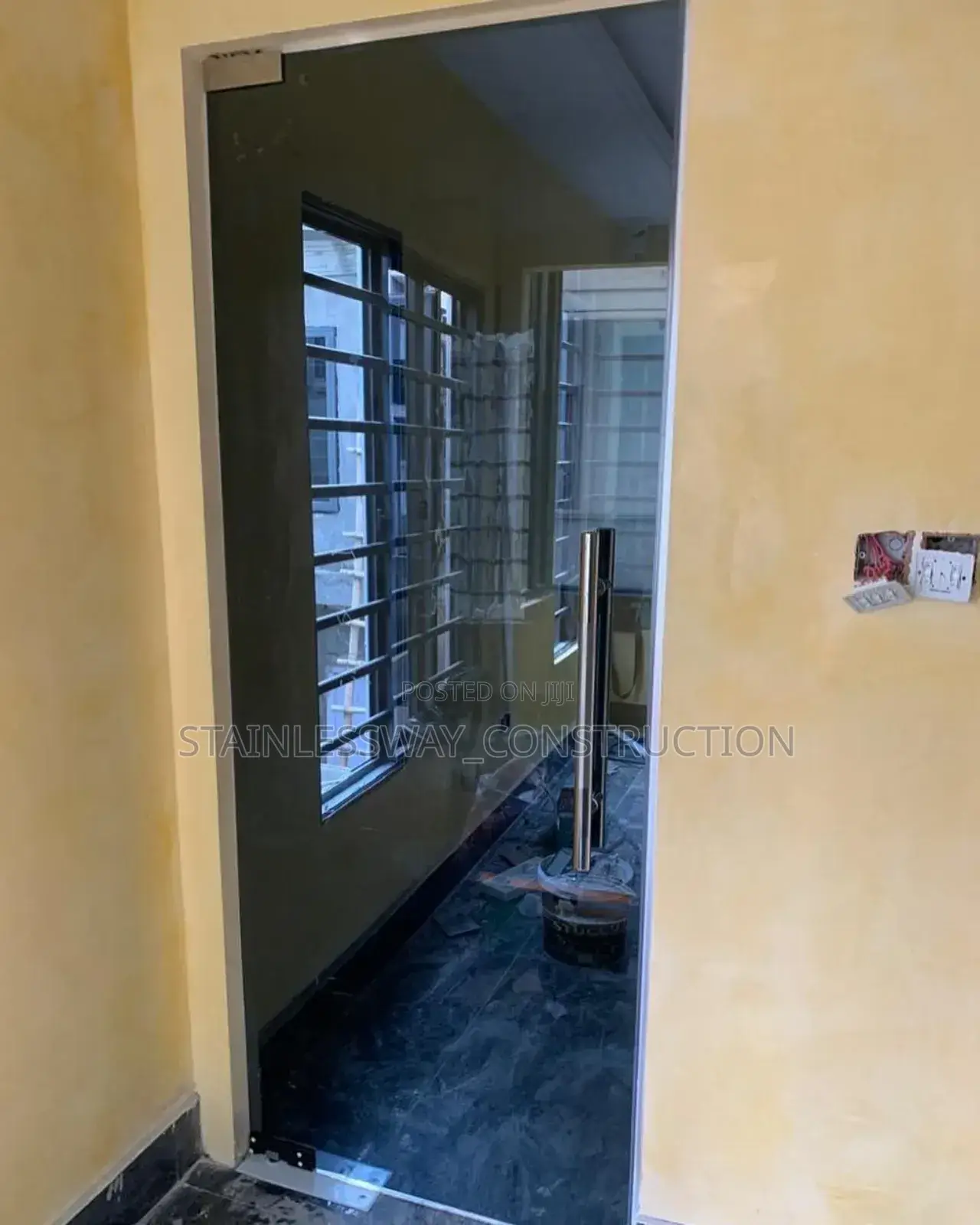 Tinted Swing Door