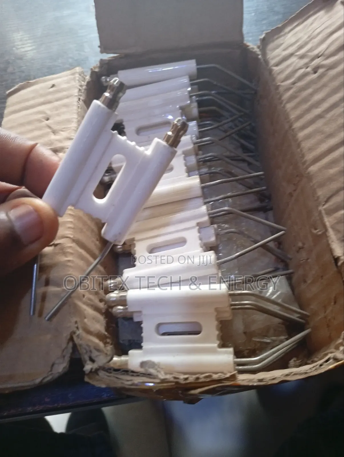 Ignition Electrode for Industrial Gas Burner. For a Pell