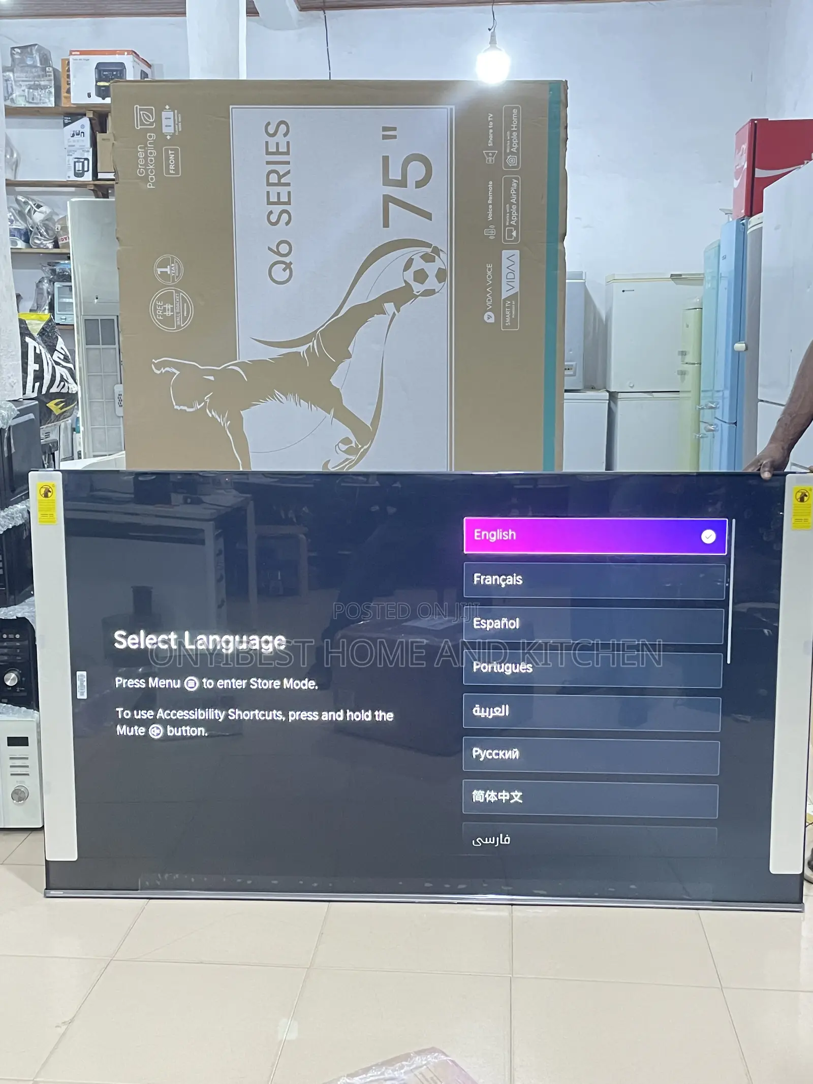 75inches Quantum Dot Colour Hisense Television