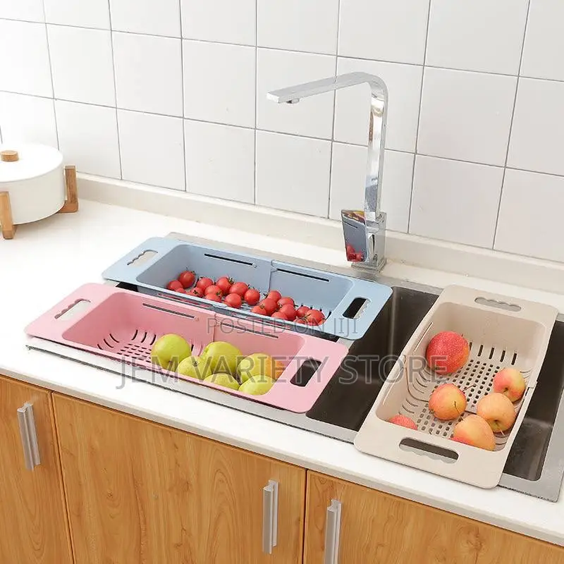 Big Size Collapsible Over the Sink Draining Bowl Basket