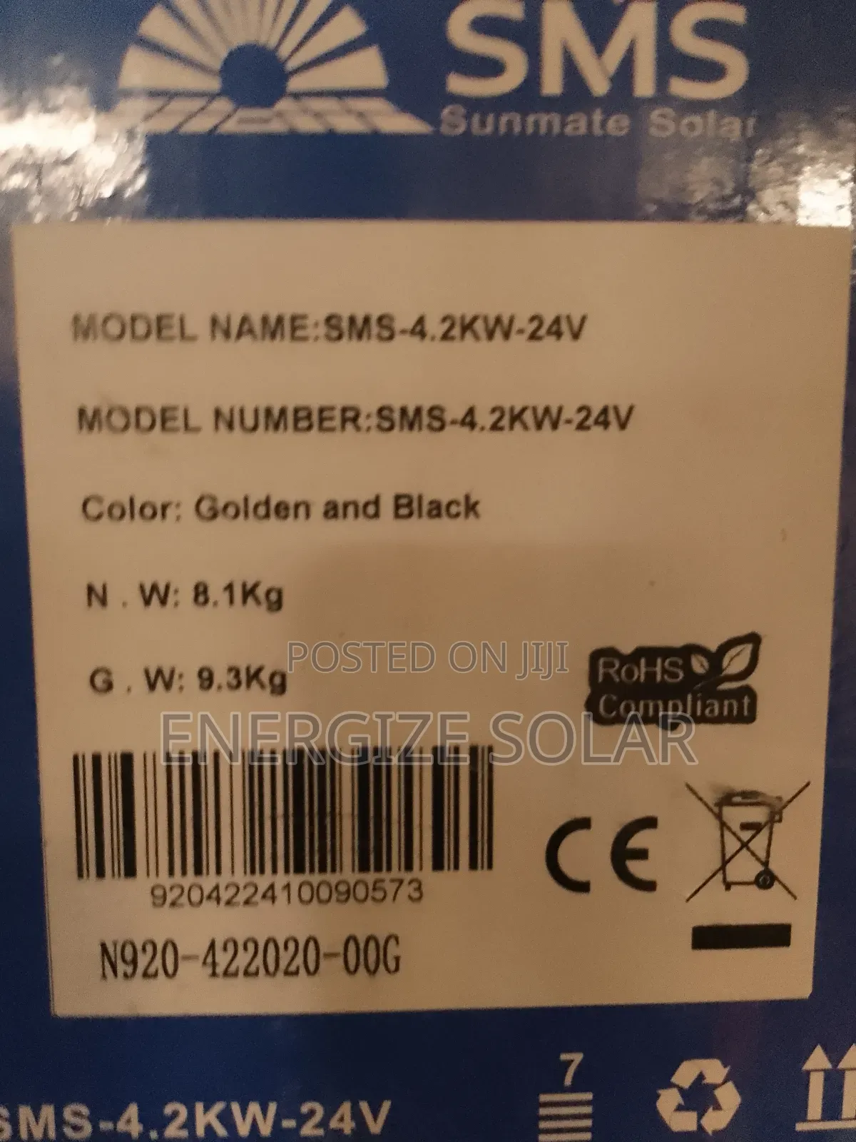4.2kva Sms Hybrid Inverter