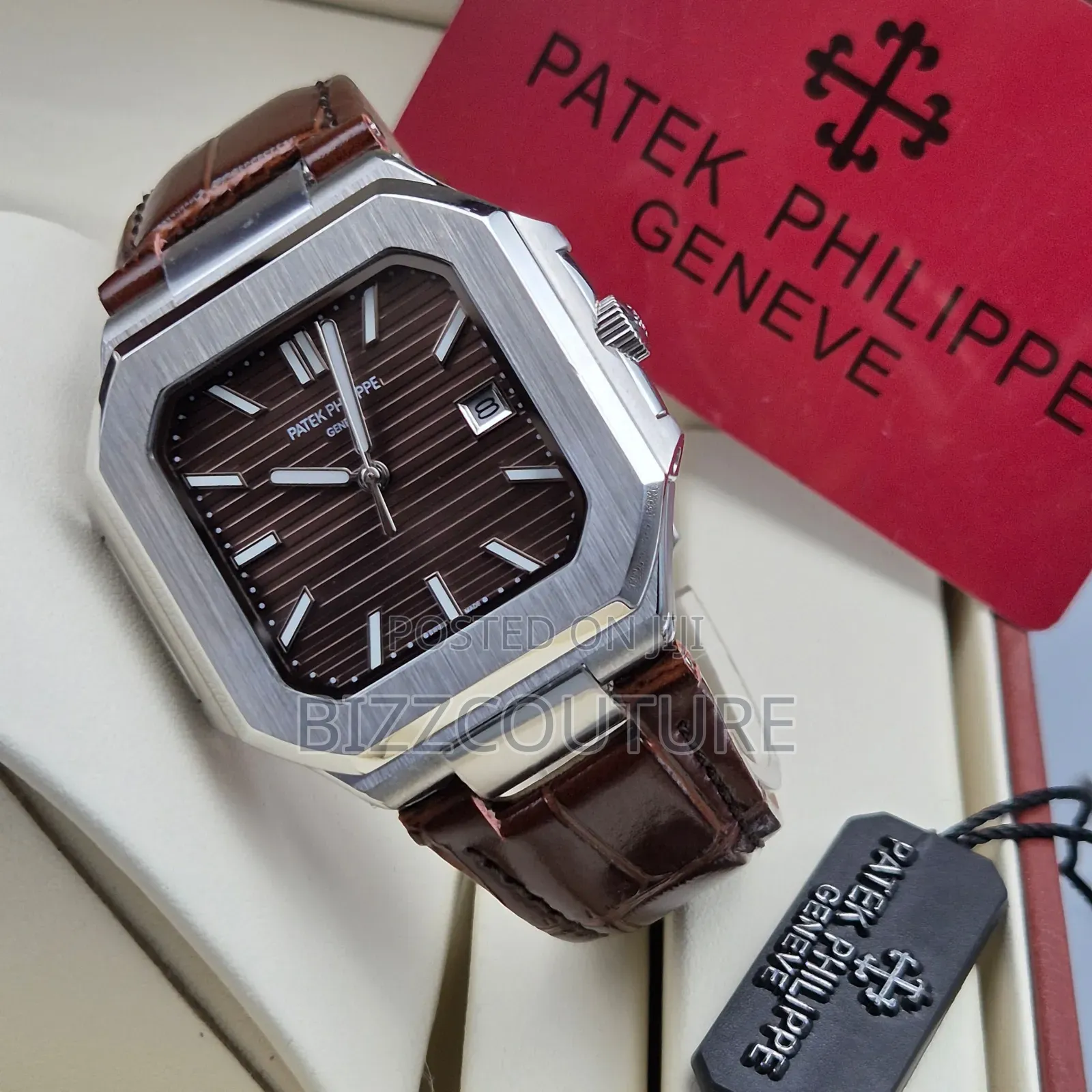 Original Patek Philippe Gold Leather Strap Watch Available