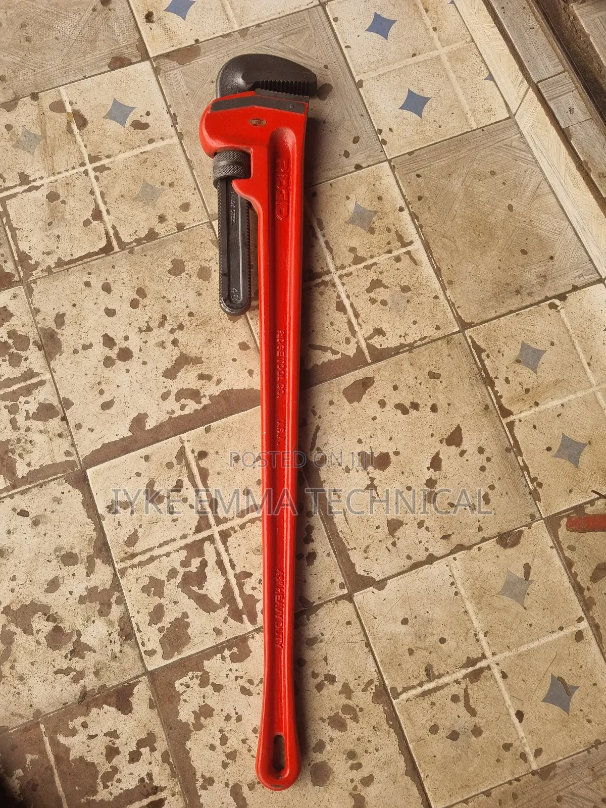 Ridgid 31040 1200mm/48′′ Heavy Duty Pipe Wrench