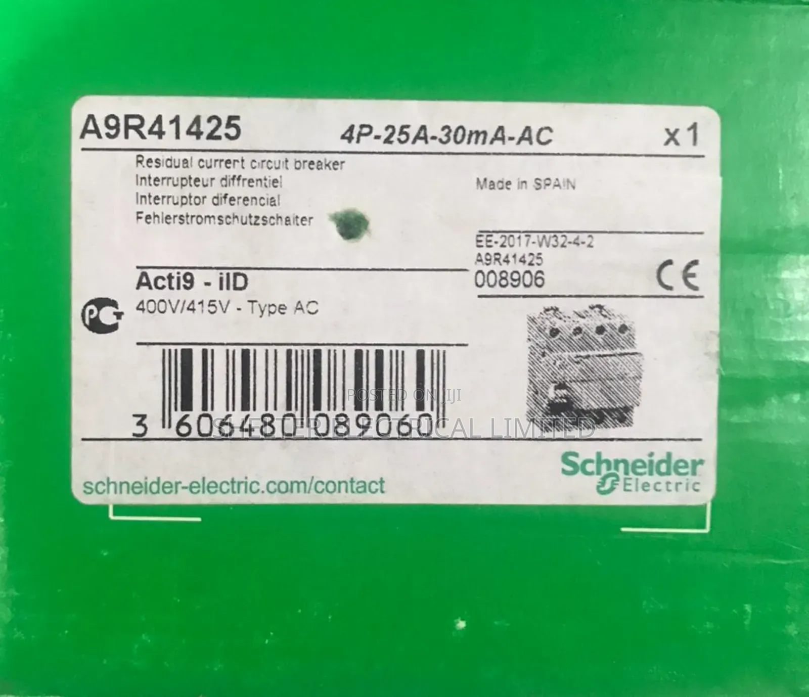 Earth Leakage Circuit Breaker