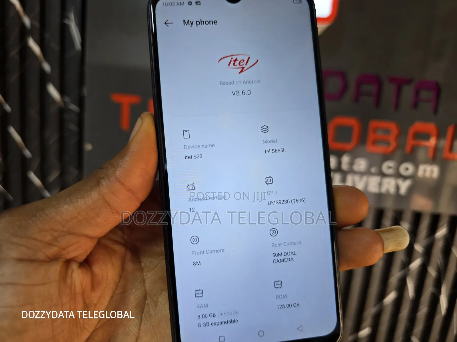 Itel S23 128 GB Black
