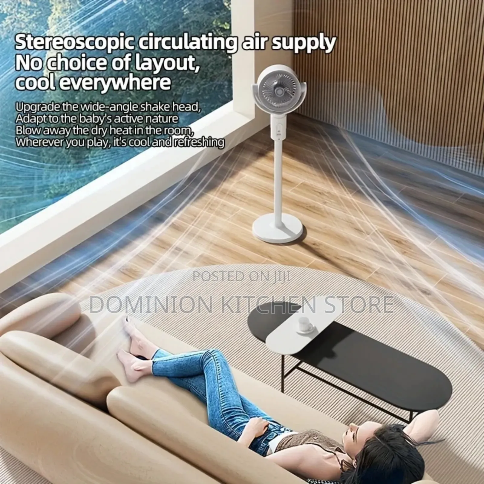 Rechargeable Floor Standing Fan
