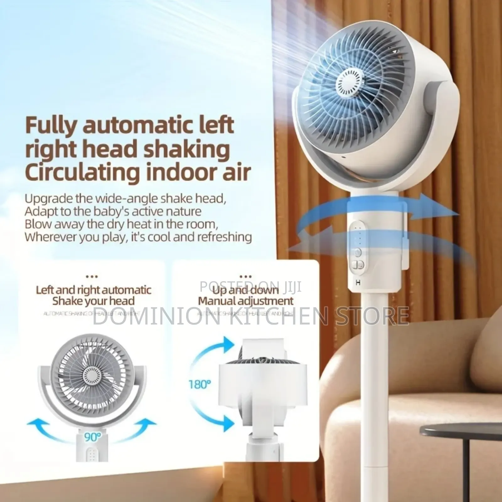 Rechargeable Floor Standing Fan