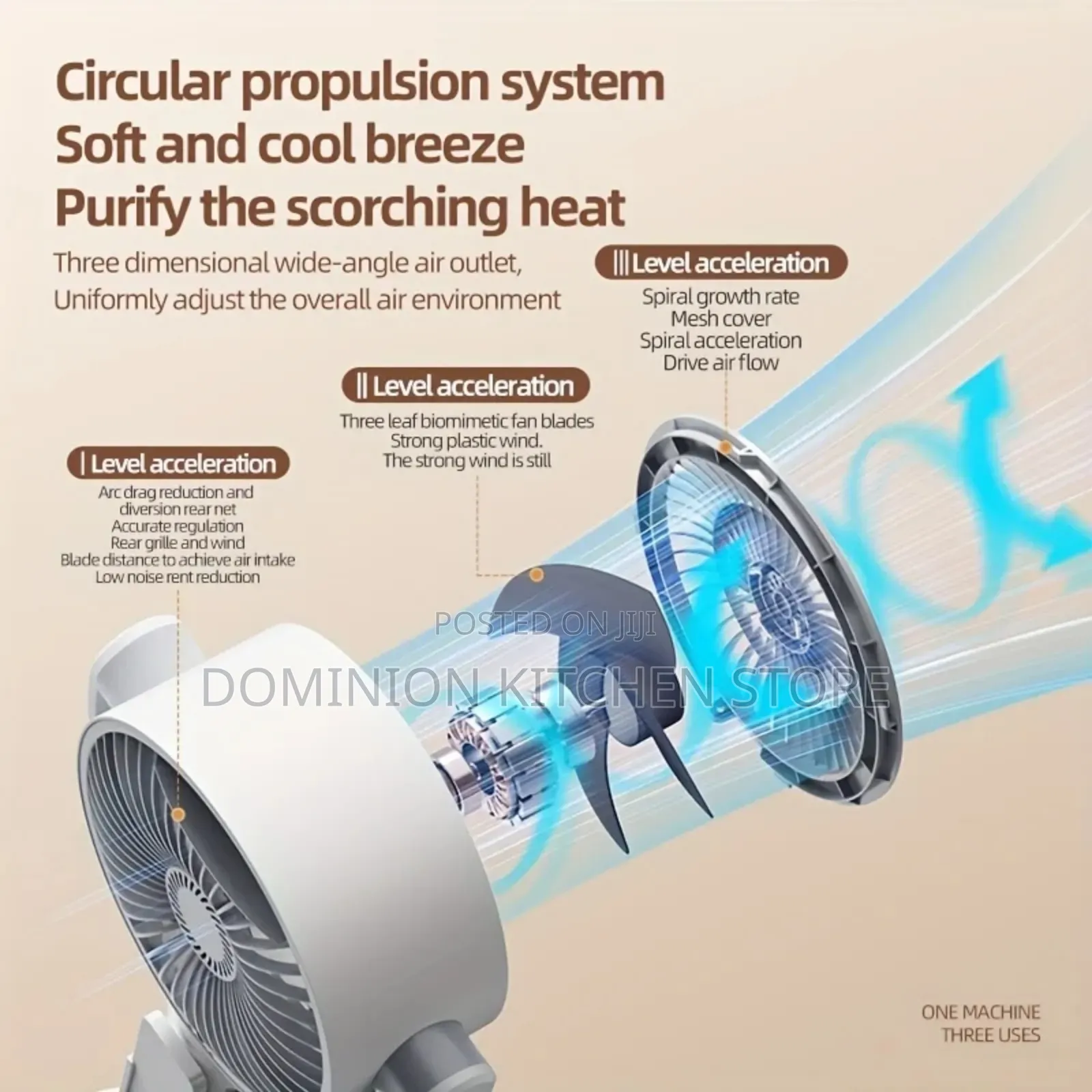 Rechargeable Floor Standing Fan