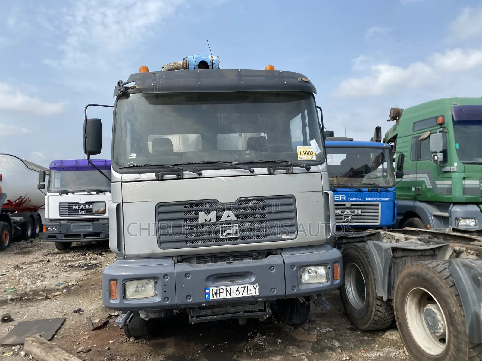 Concrete Mixer + Pump Man Diesel 12tyres (10 Cubics)