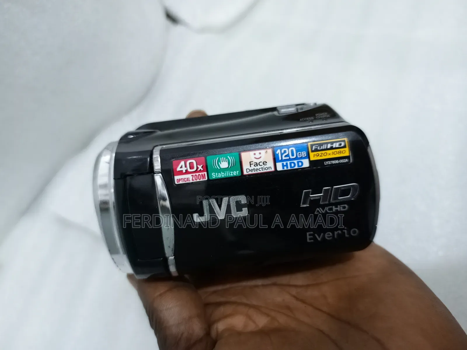 JVC Full Hd Video Camera With 120gb Harddisk