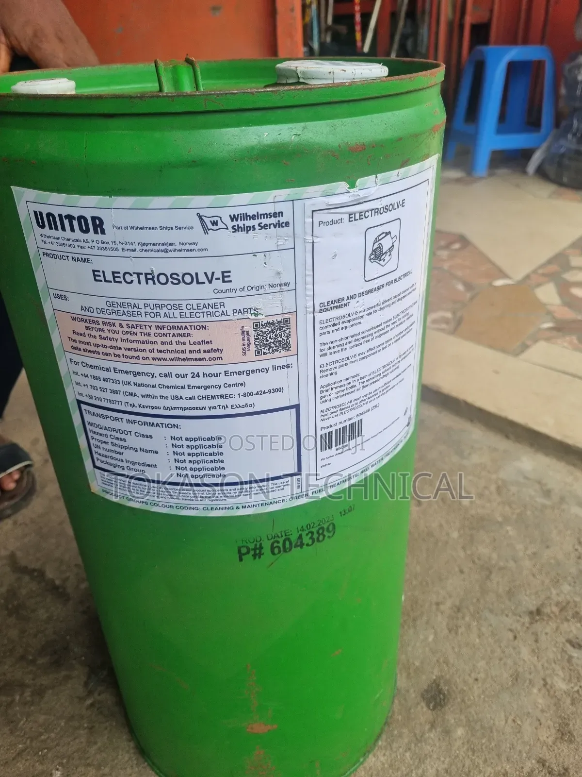 Unitor Electrosolv-E