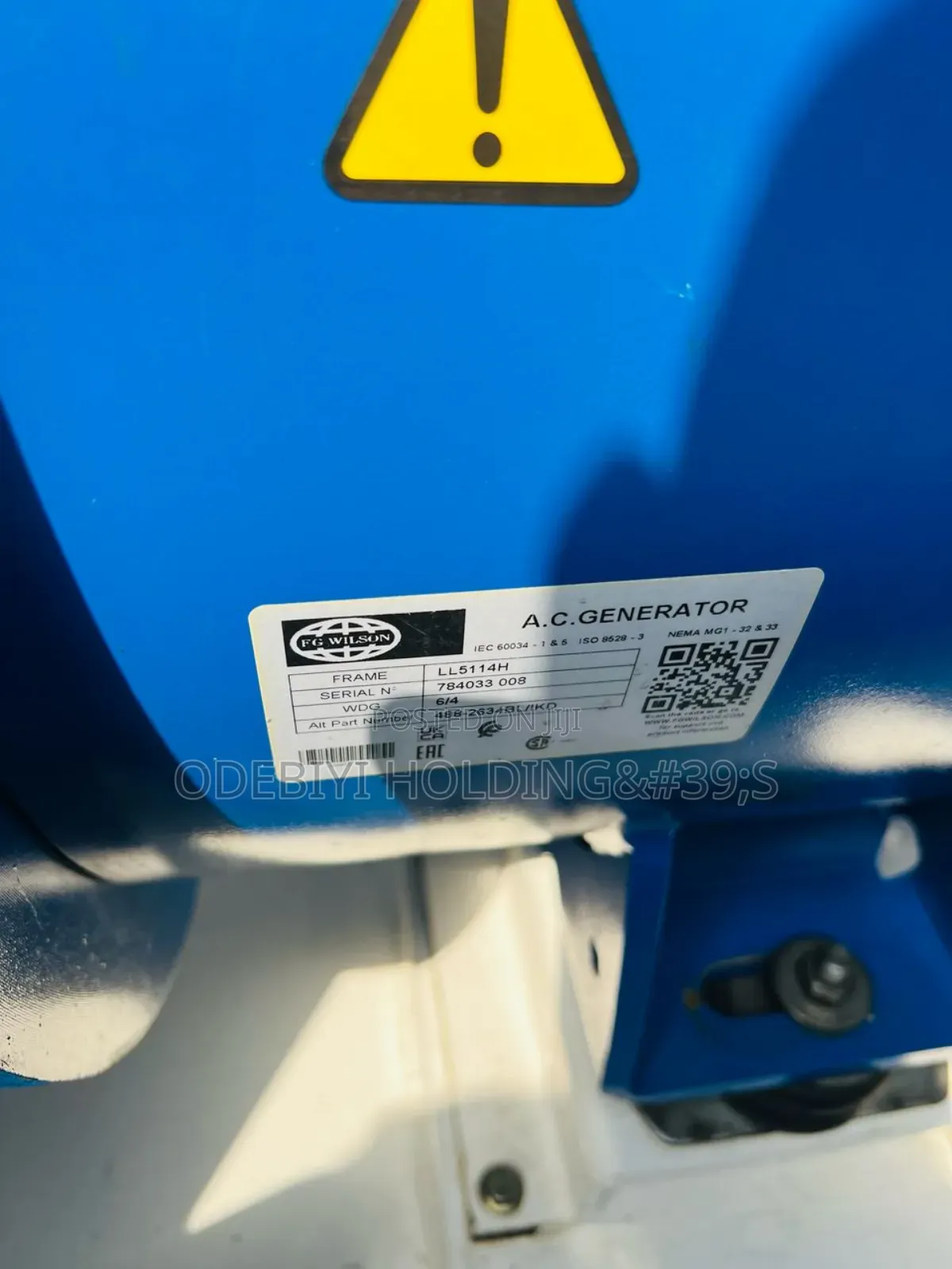 250kva Perkins Engine Soundproof Generator Just 2000hours