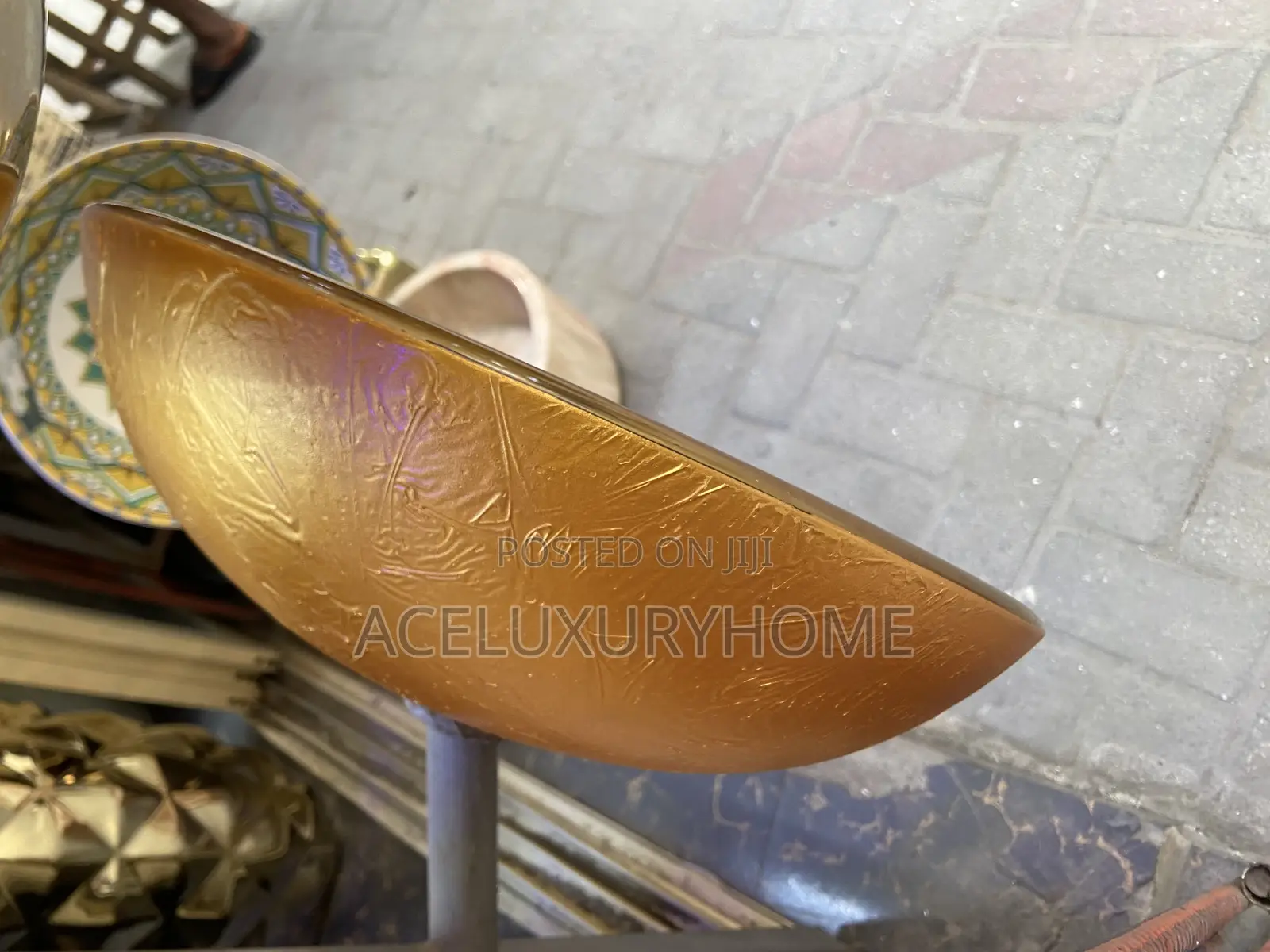 Golden Countertop Basin