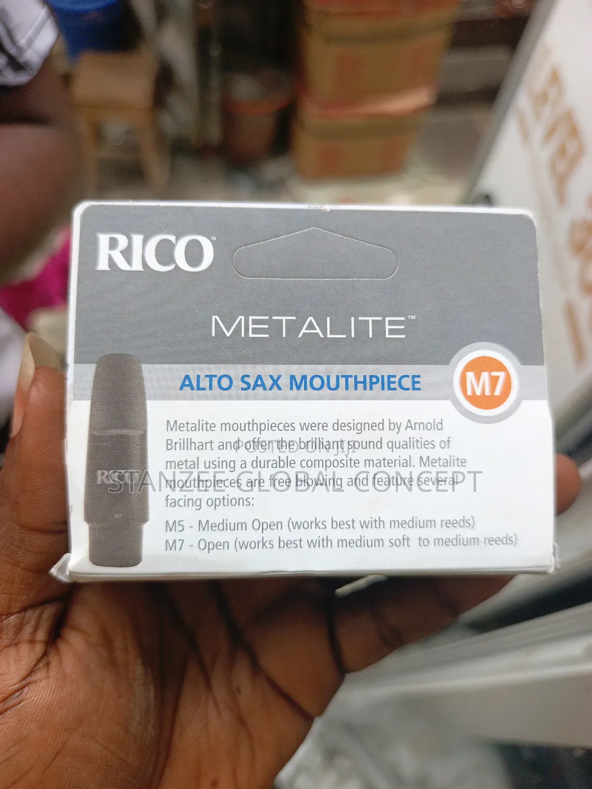 Rico M7 Metalite Alto Saxophone Mouthpiece