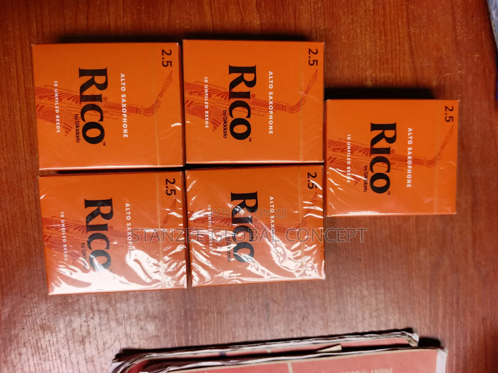 Rico 2.5 Reeds Pack of 10 Pieces