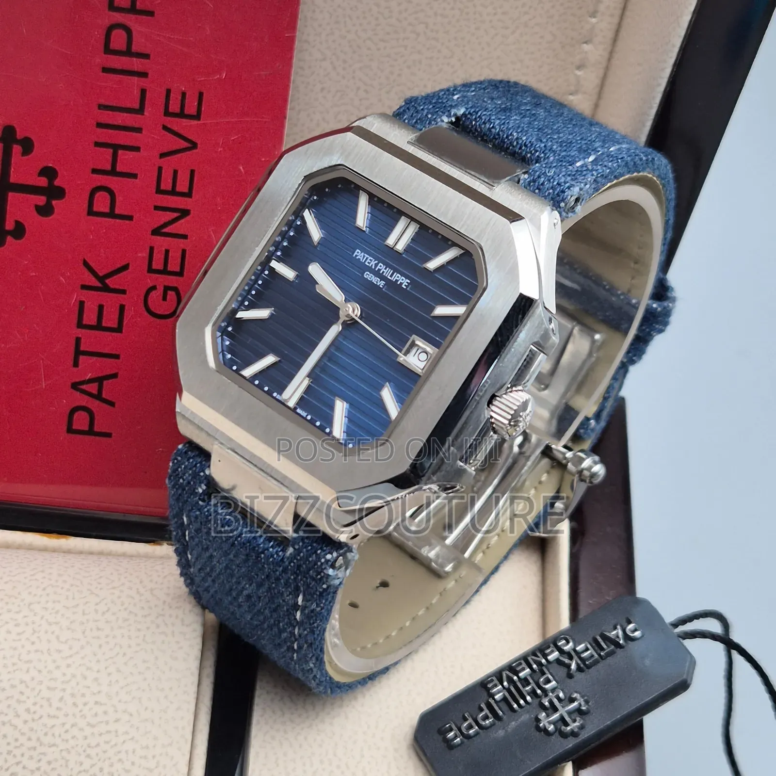 Original Patek Philippe Faux Blue Strap Watch