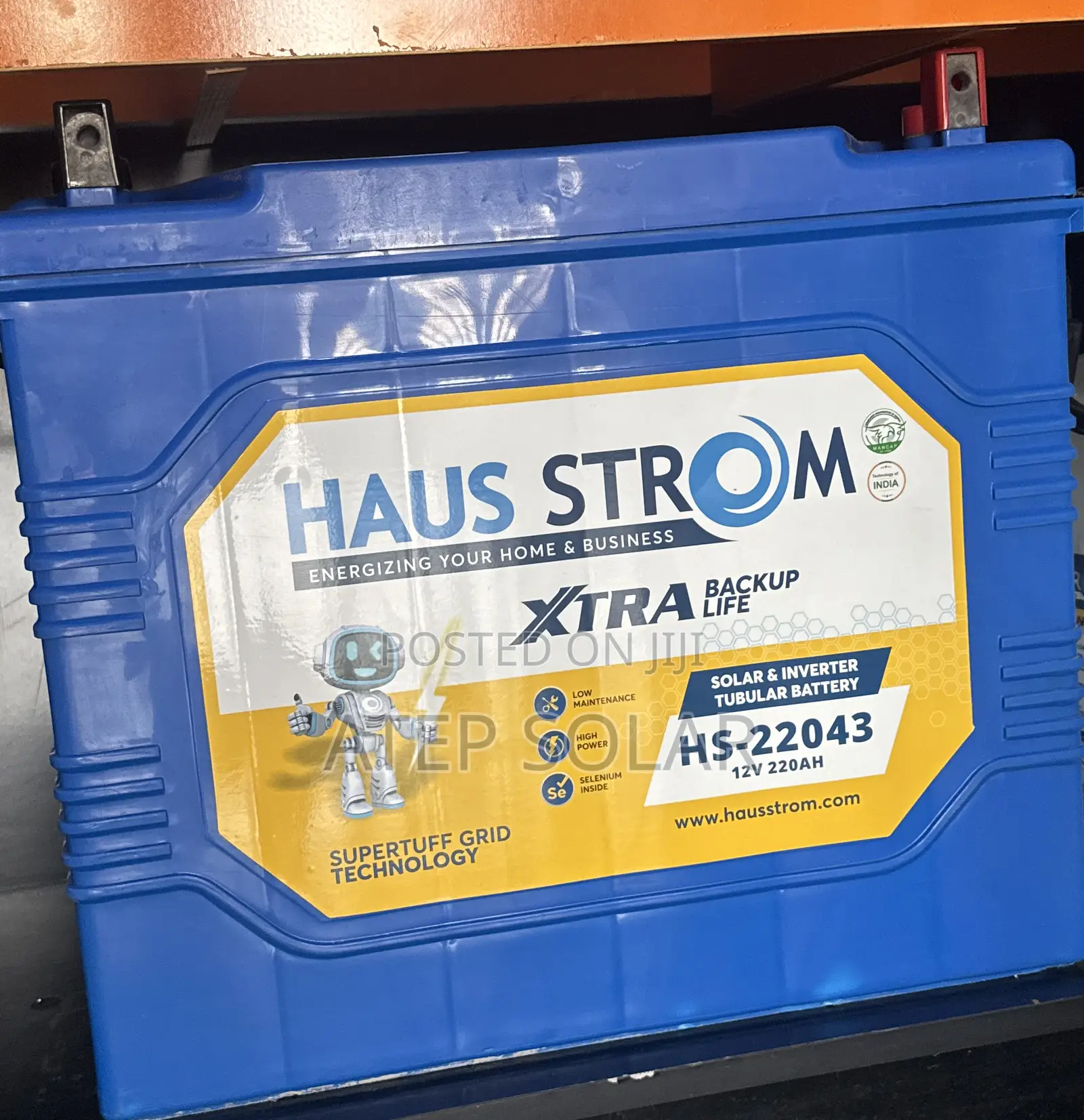 Hausstrom 220ah Tubular Battery