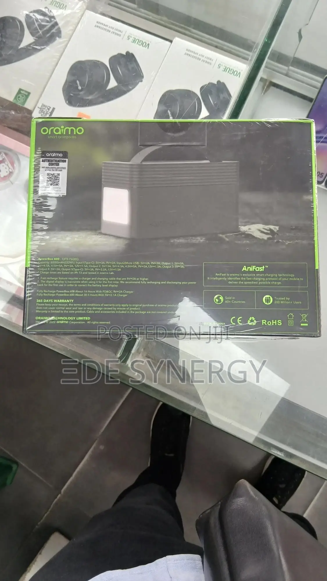 Oraimo 60,000 Mah Power Bank
