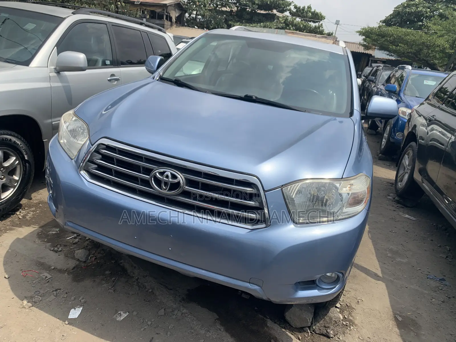 Toyota Highlander Limited 2009 Blue