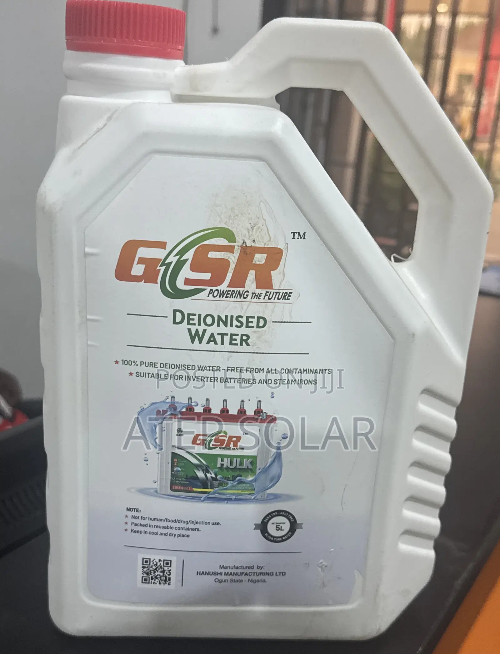 Original Deionised Water for Battery