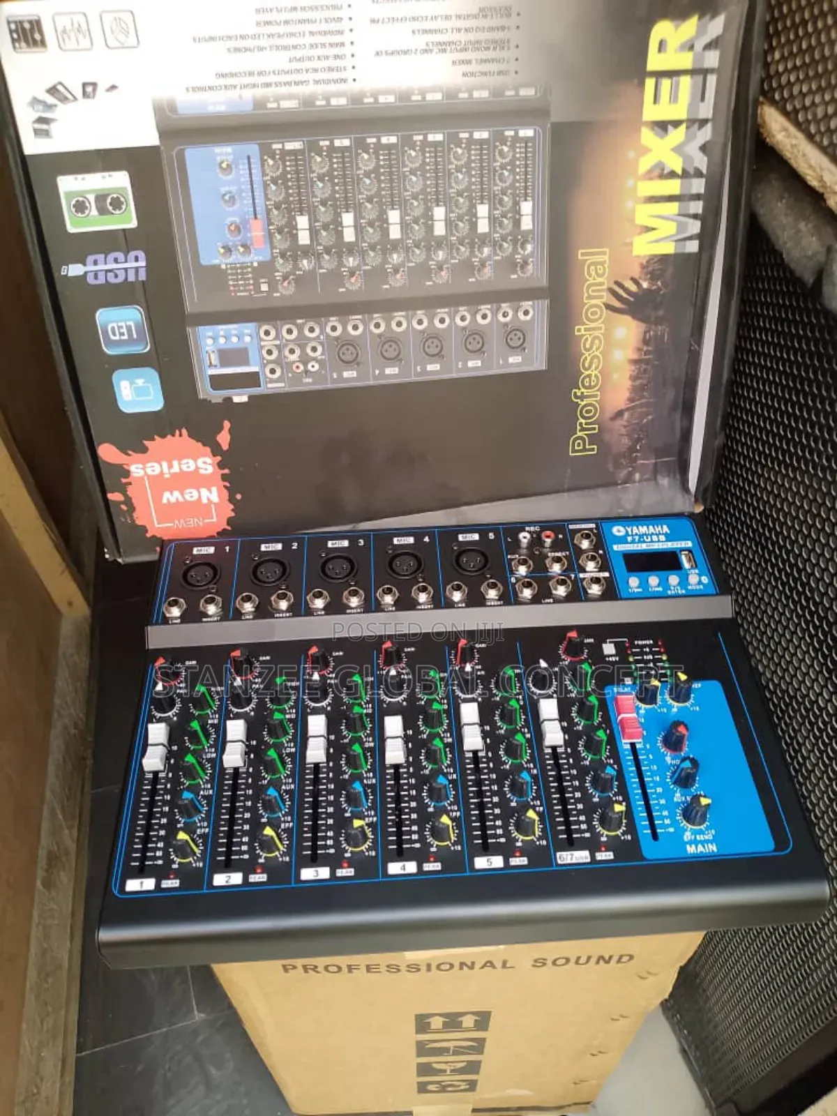 Yamaha F7 USB 8-Channel Professional Audio Mixer