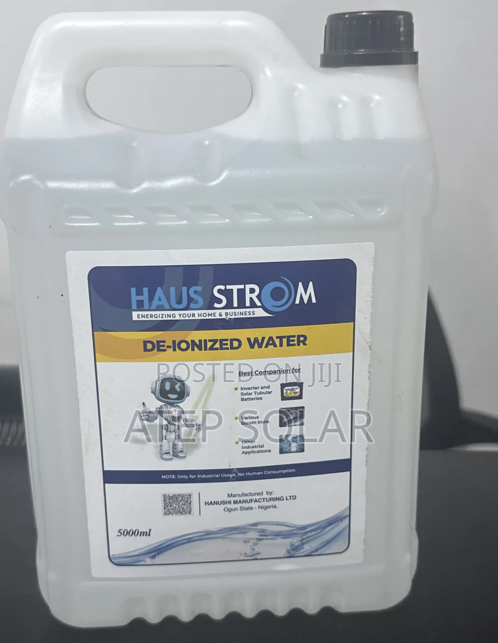 Hausstrom Original Deionized Water 5ltr