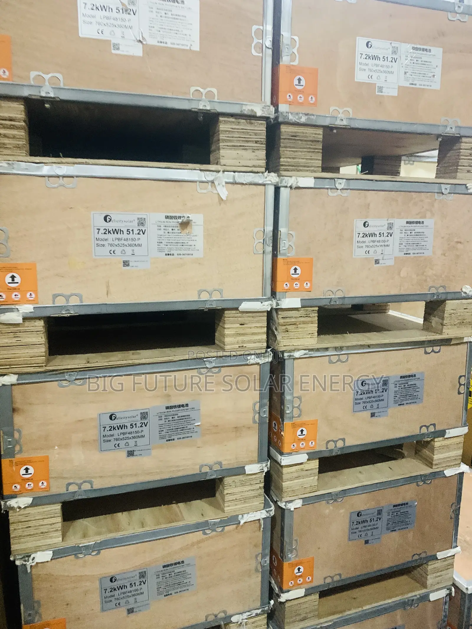 7.2kwh Felicity Lithium Battery 51.2v