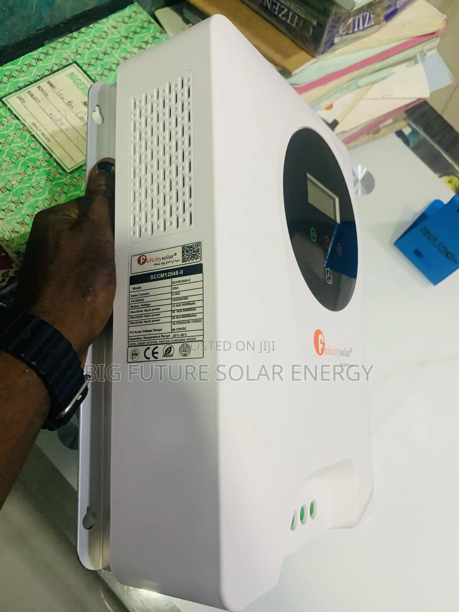 120amps Felicity MPPT Solar Charge Controller 12/48v