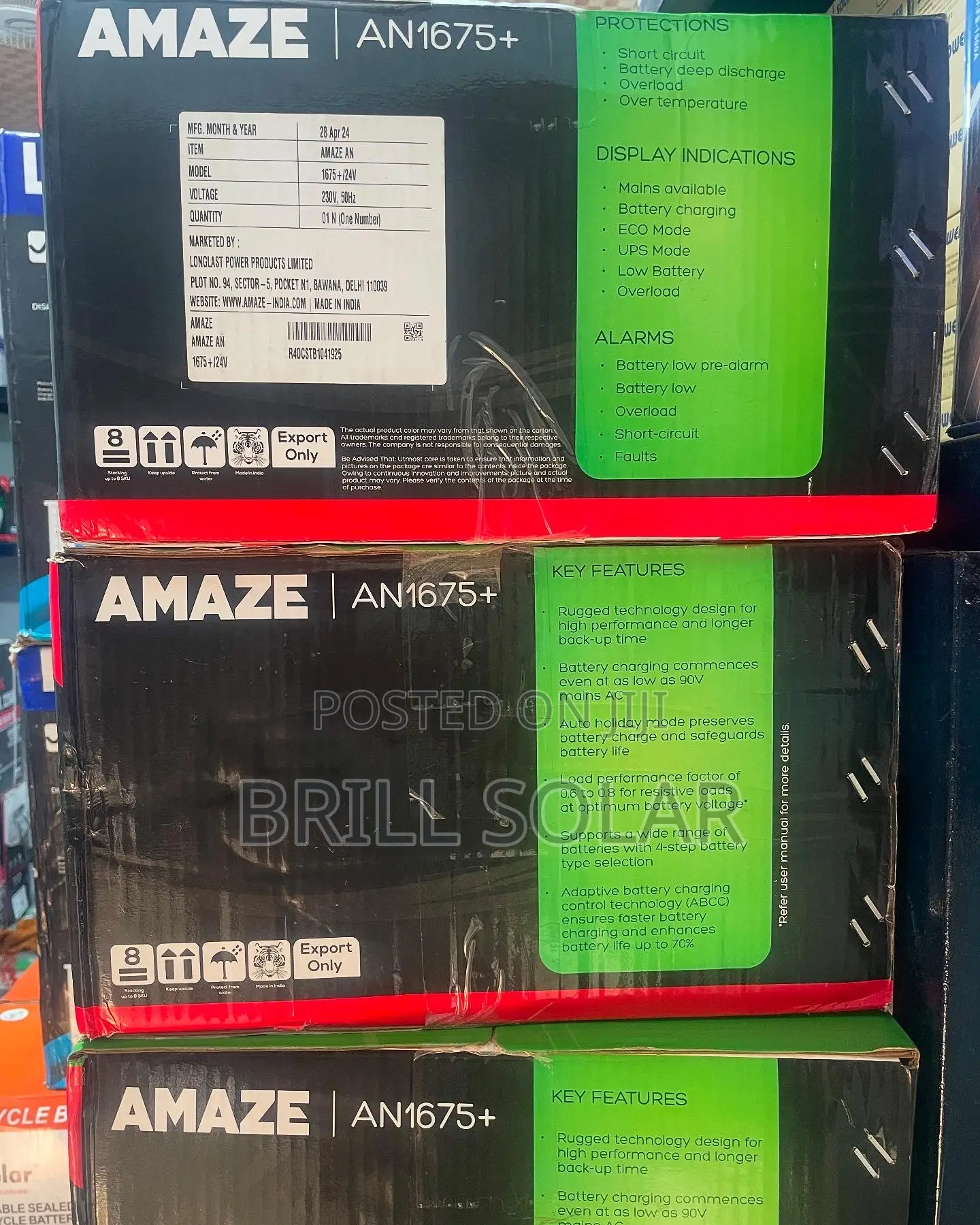 1.6kva-24v Amaze Pure Sine Wave Inverter