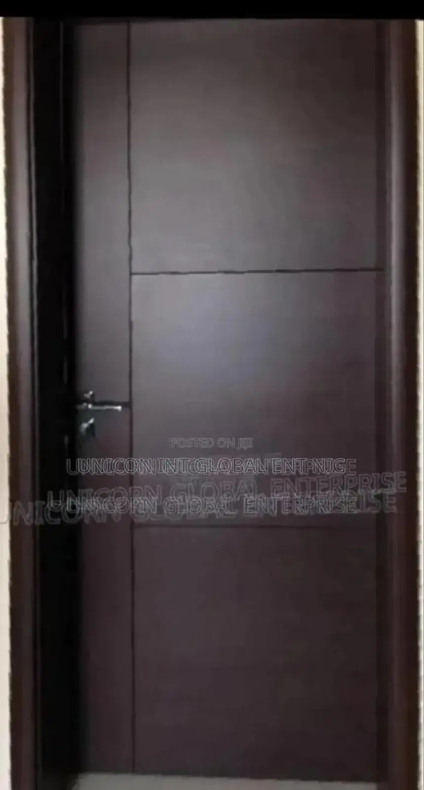 Wooden Door With 9 Inches Archtried Frame