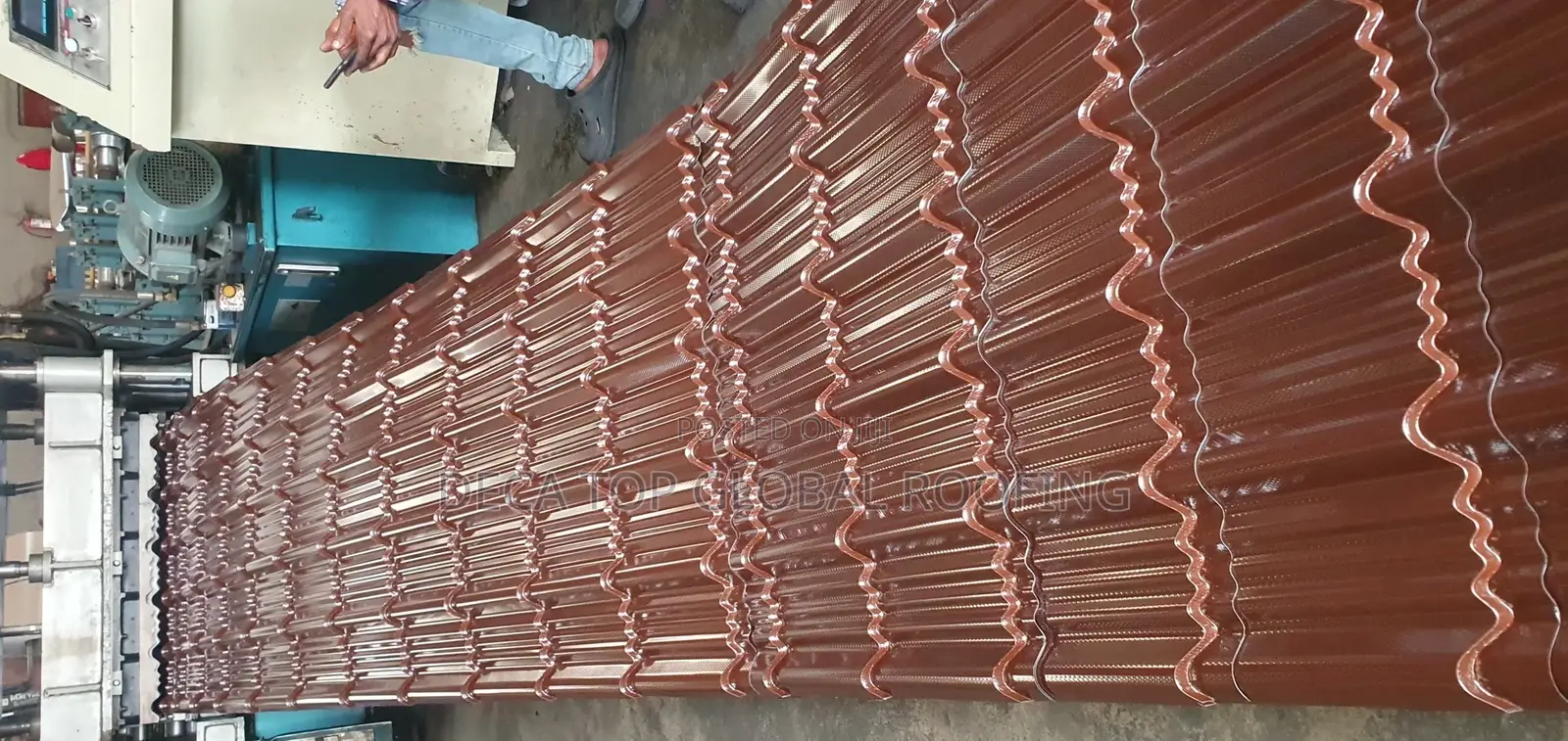 Pure Aluminum Roofing Material Ovan Baked