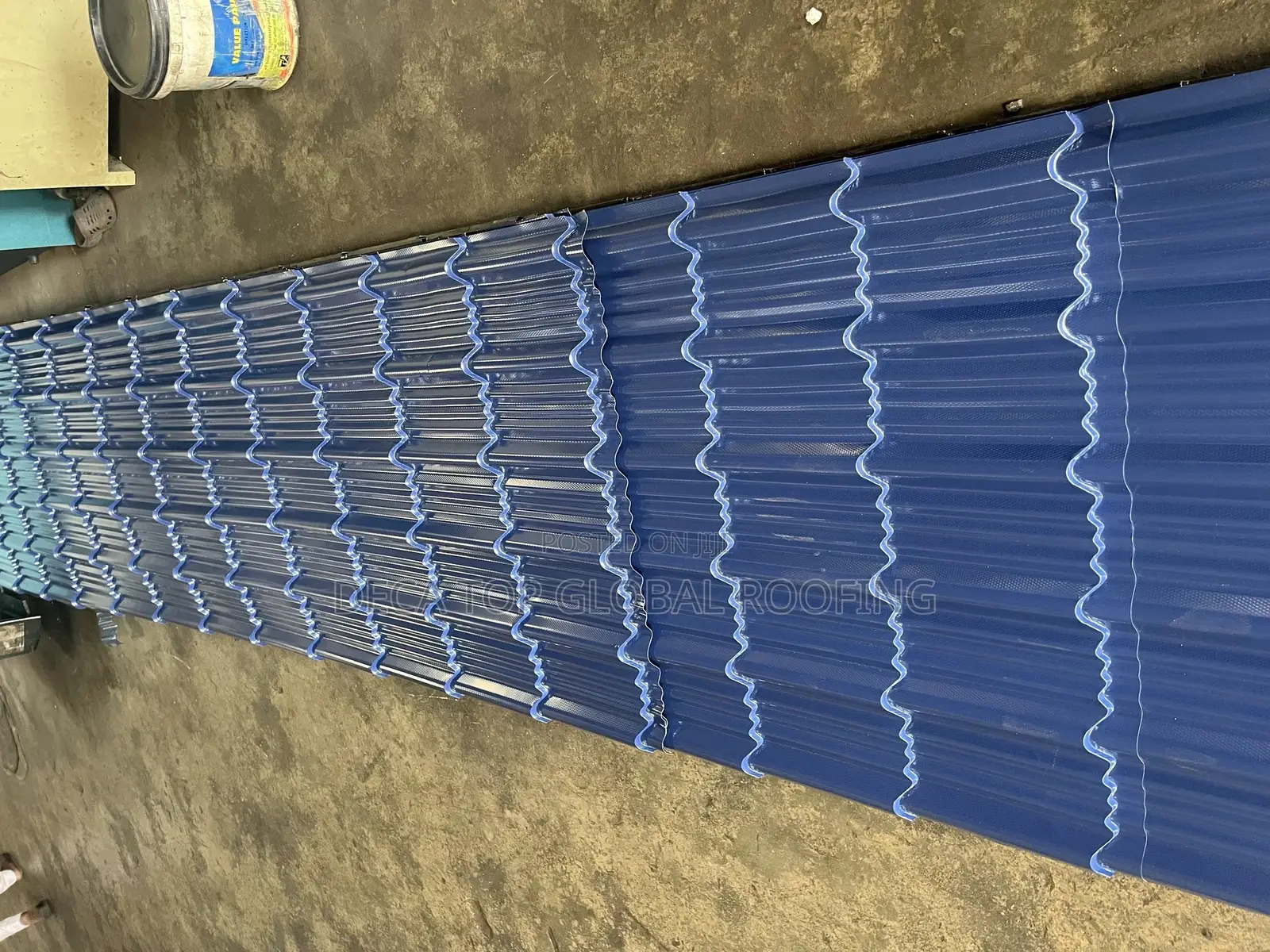 Pure Aluminum Roofing Material Ovan Baked