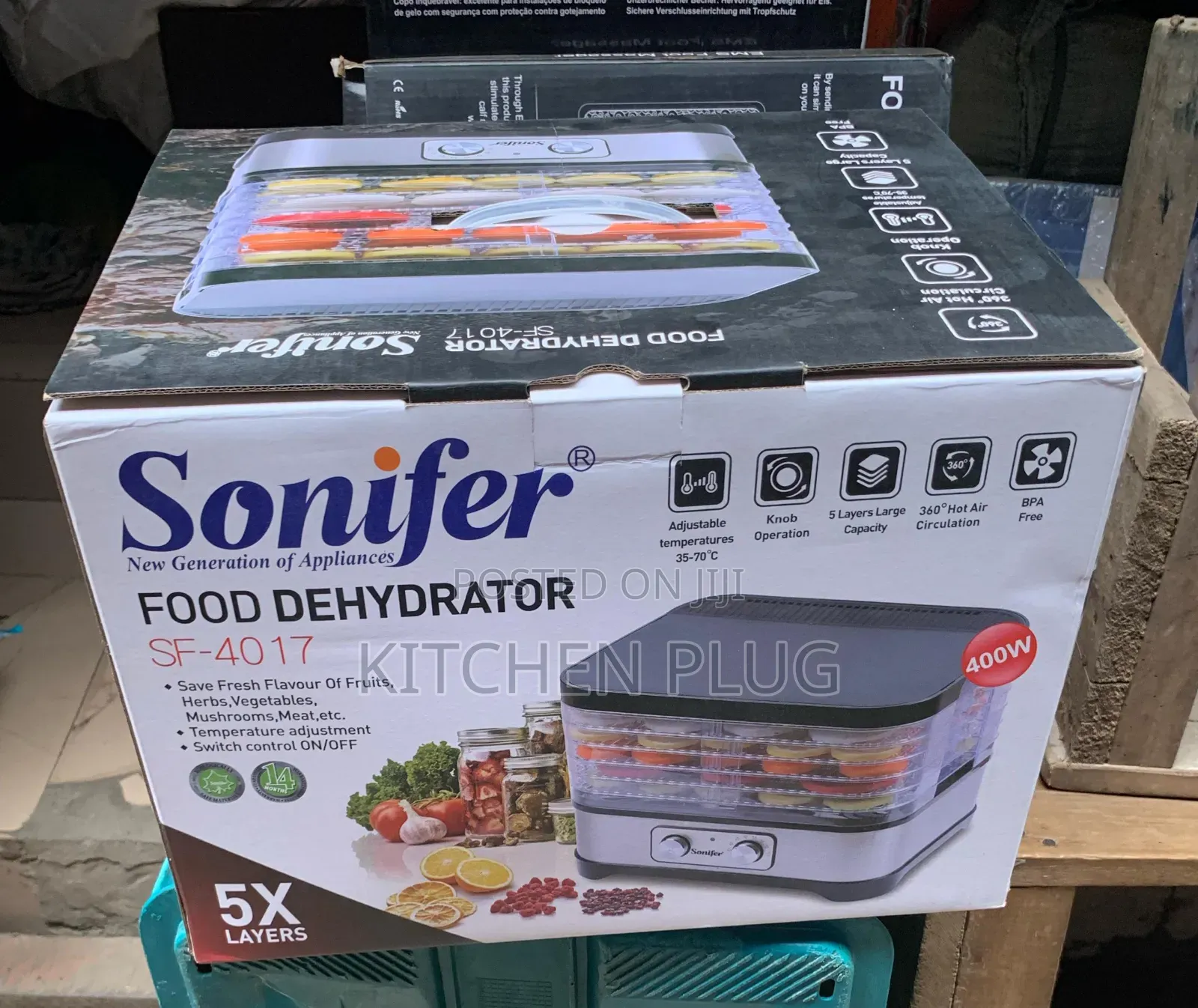 Sonifer Sf-4017 Food Dehydrator