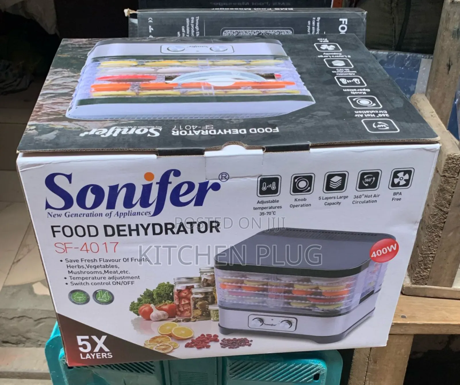 Sonifer Sf-4017 Food Dehydrator