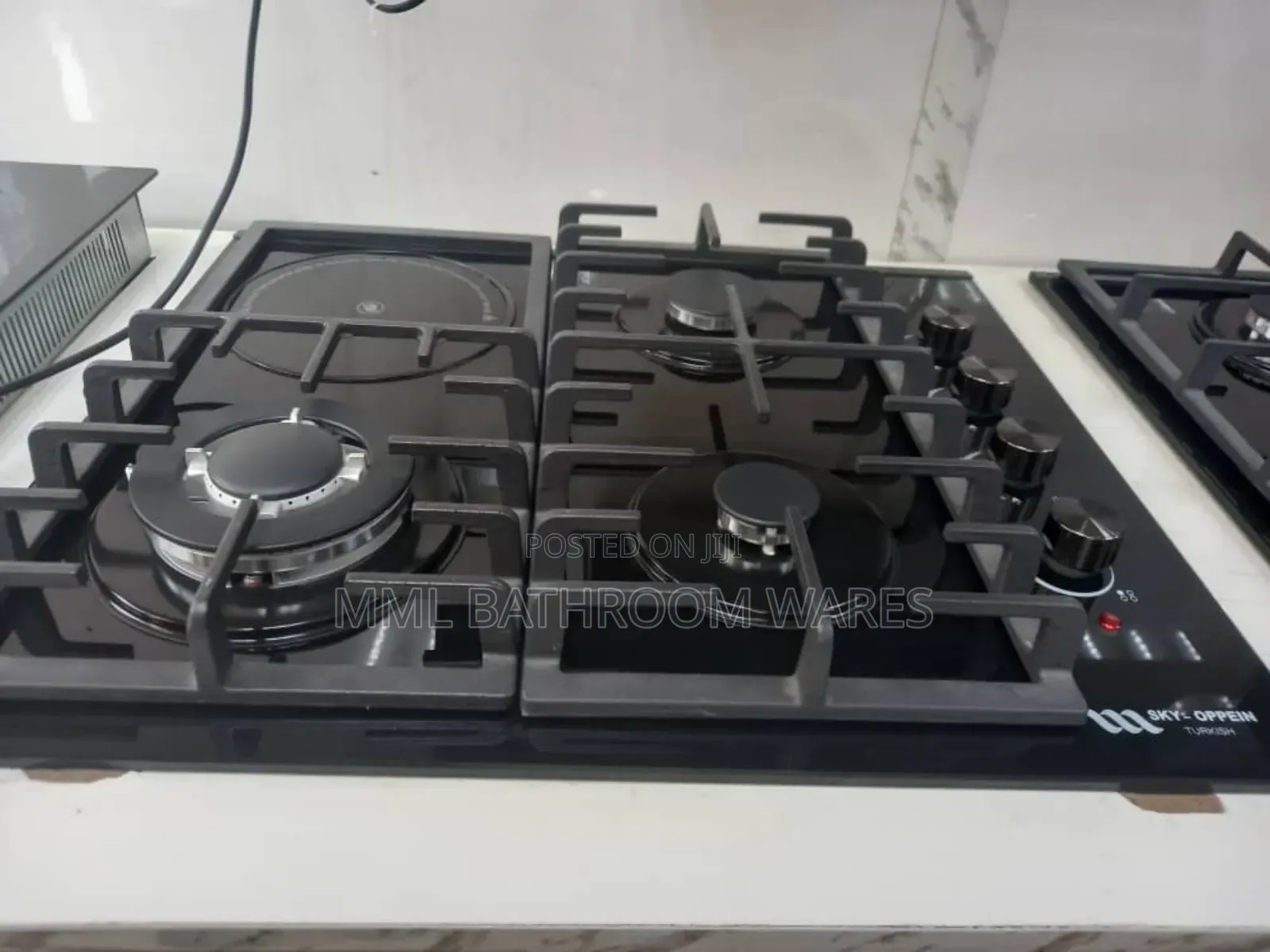 3 Burner and 1 Electric Built-in Gas Hob