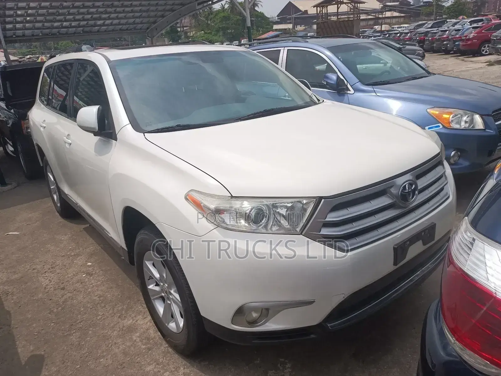 Toyota Highlander Limited 2012 White