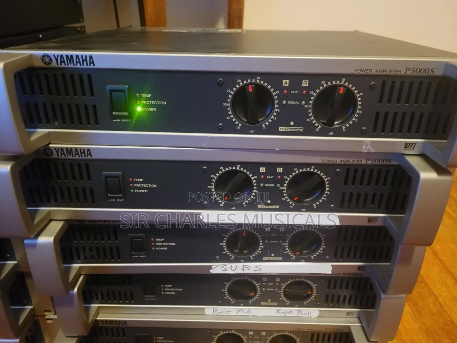 Yamaha P5000s P-Series Power Amplifier 500 Watts Rmsx2 at 8