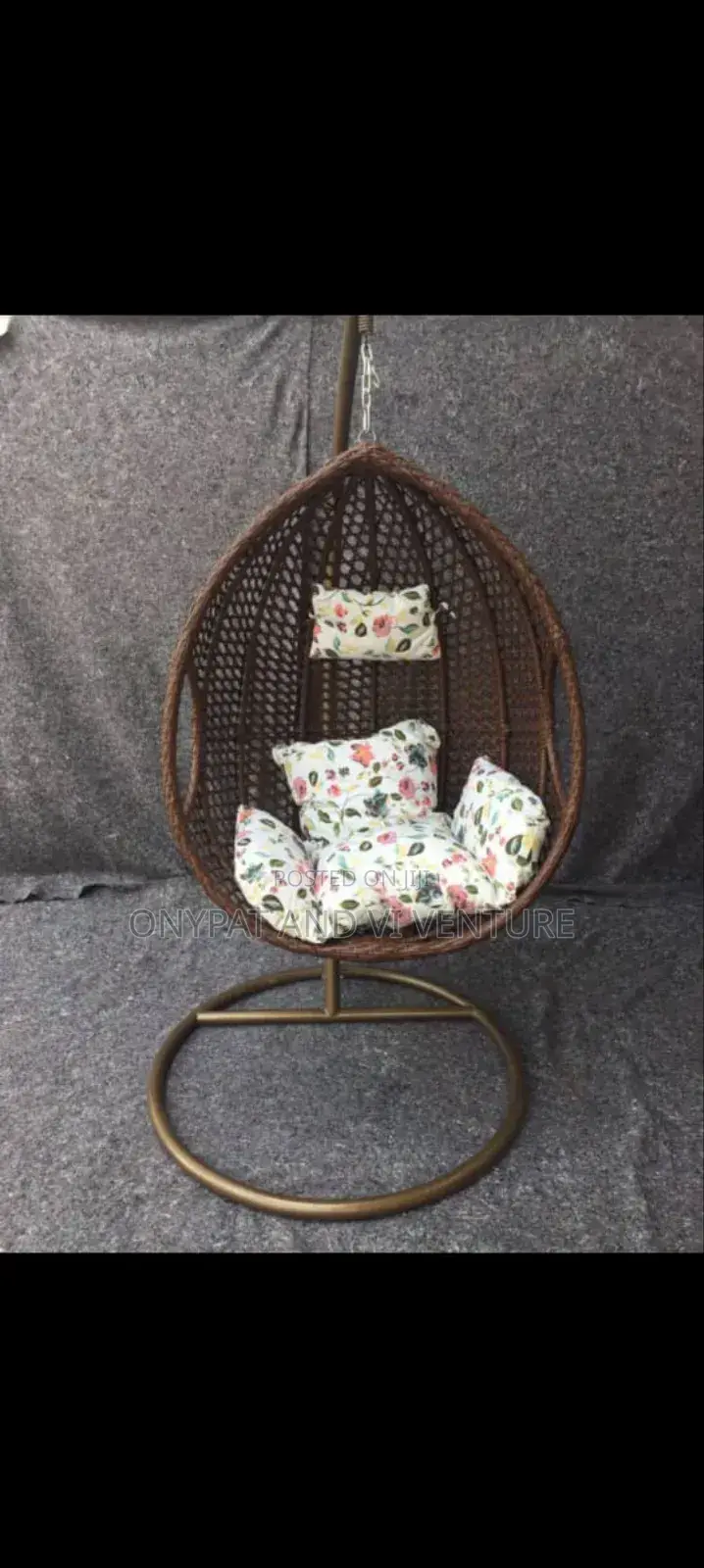 High Quality Outdoor Swing Chair With Cushion