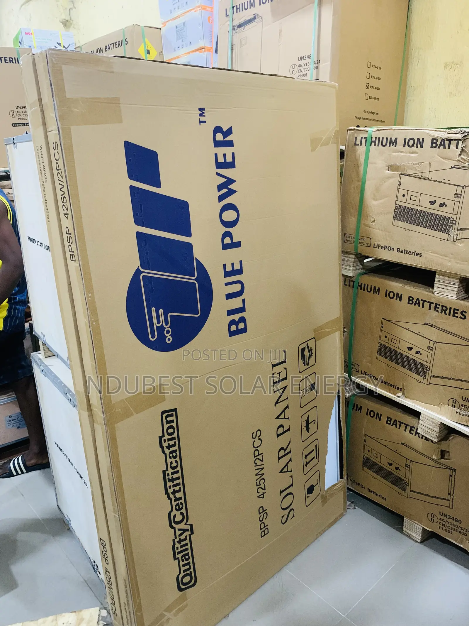 425w Blue Power Solar Panels
