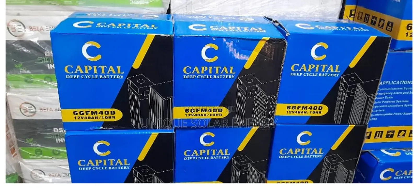 12v 40ah Capital Dry Cell Battery