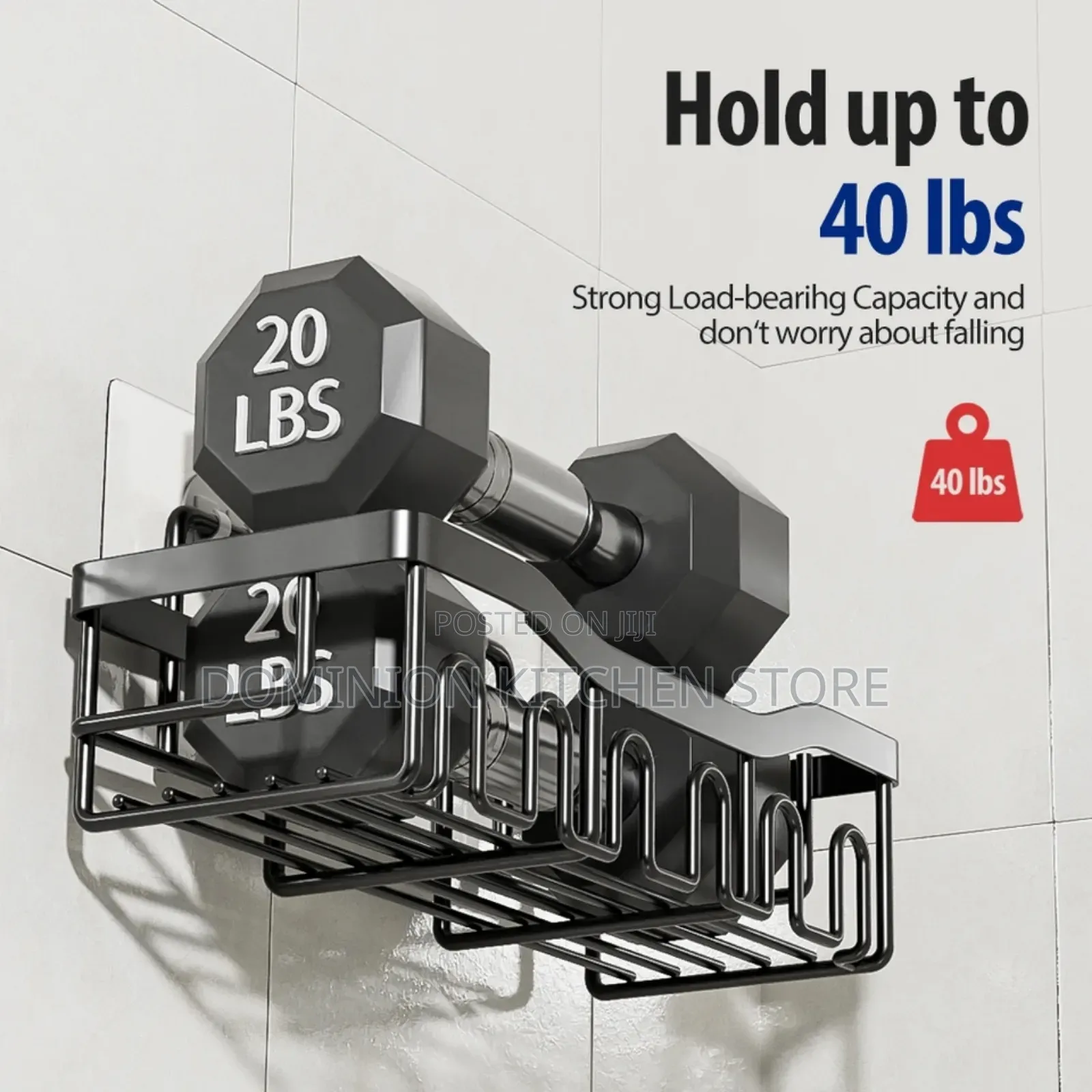 Quality 5pcs Stainless Steel Bathroom Shelf