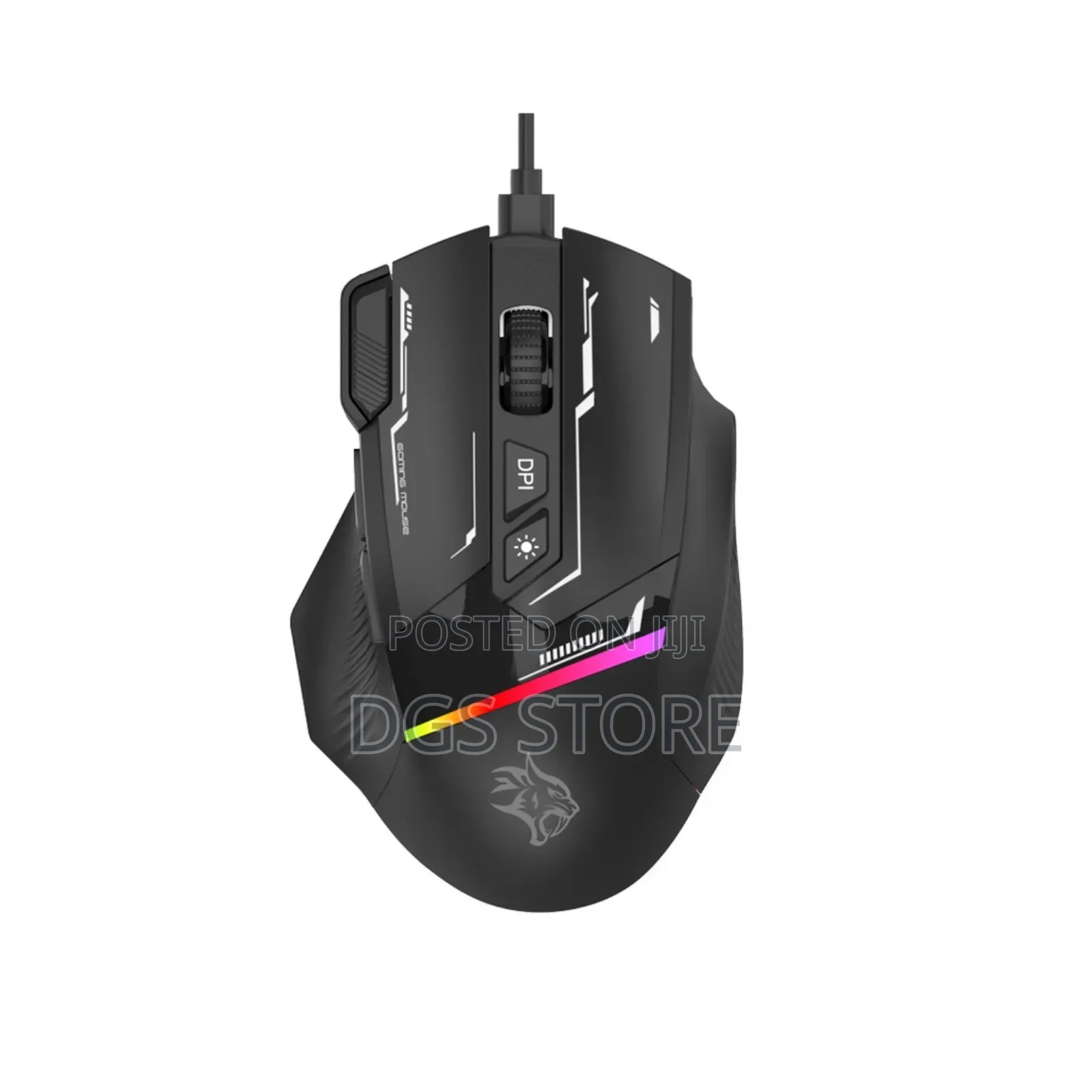 Porodo Pdx321 7200 Dpi Gaming Wired Mouse