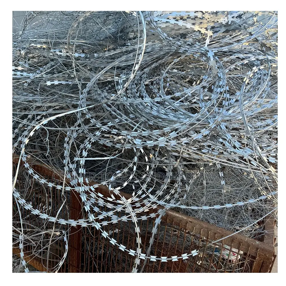 Galvanized Razor Wire / Razor Barbed Wire