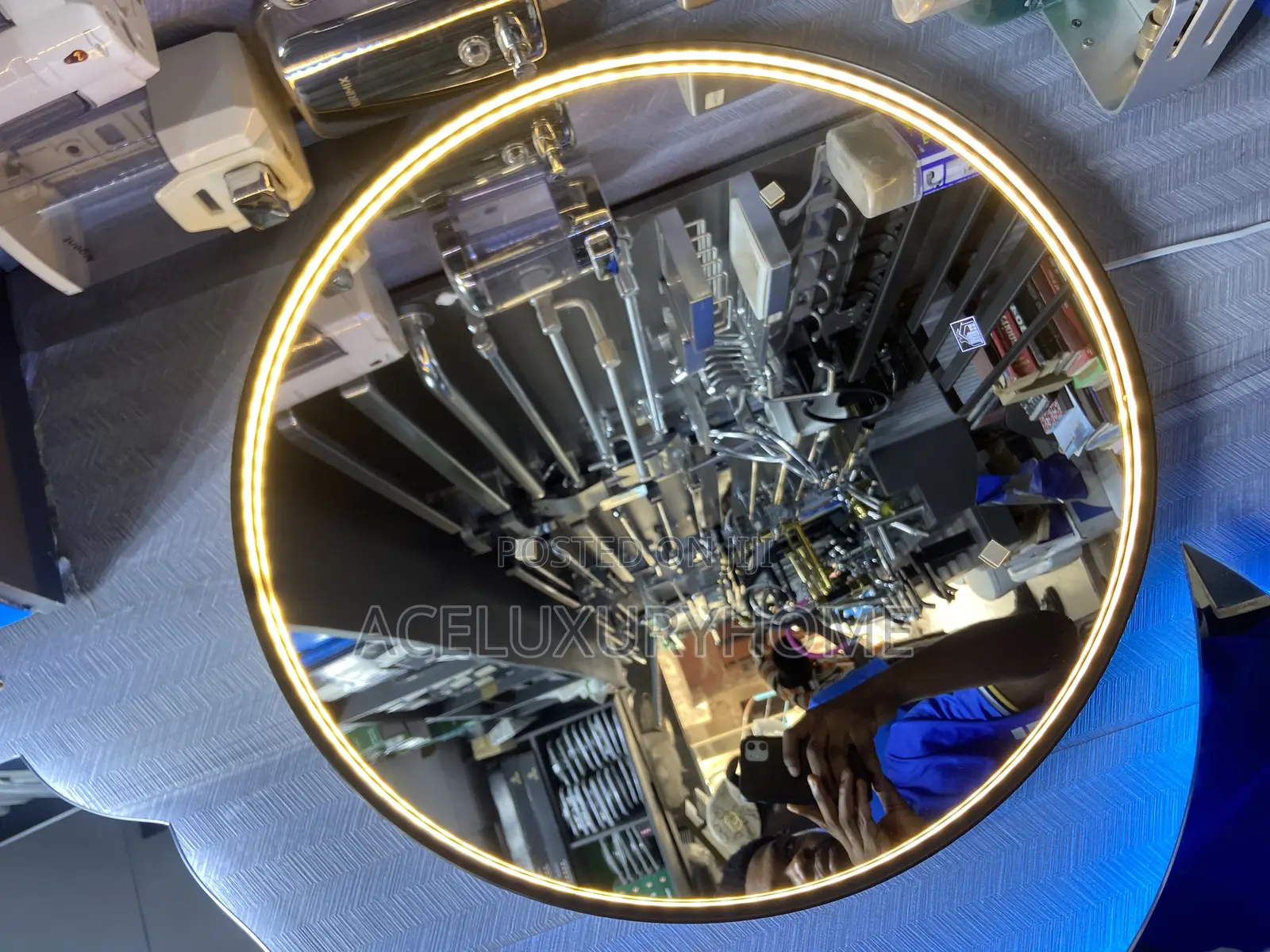 Mirror Round 3 Front-Light Led