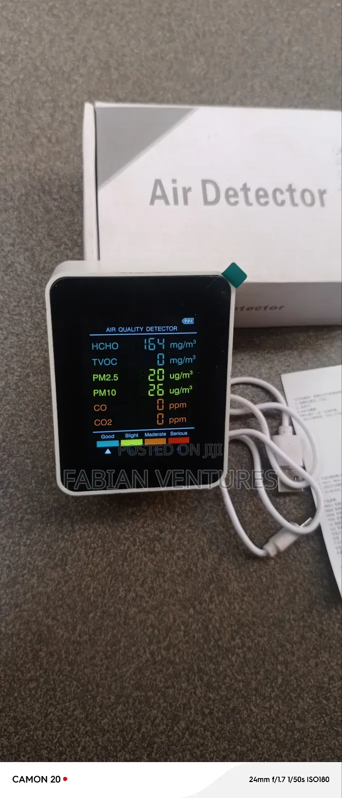5 in 1 Function: Multifunction Air Quality Monitor