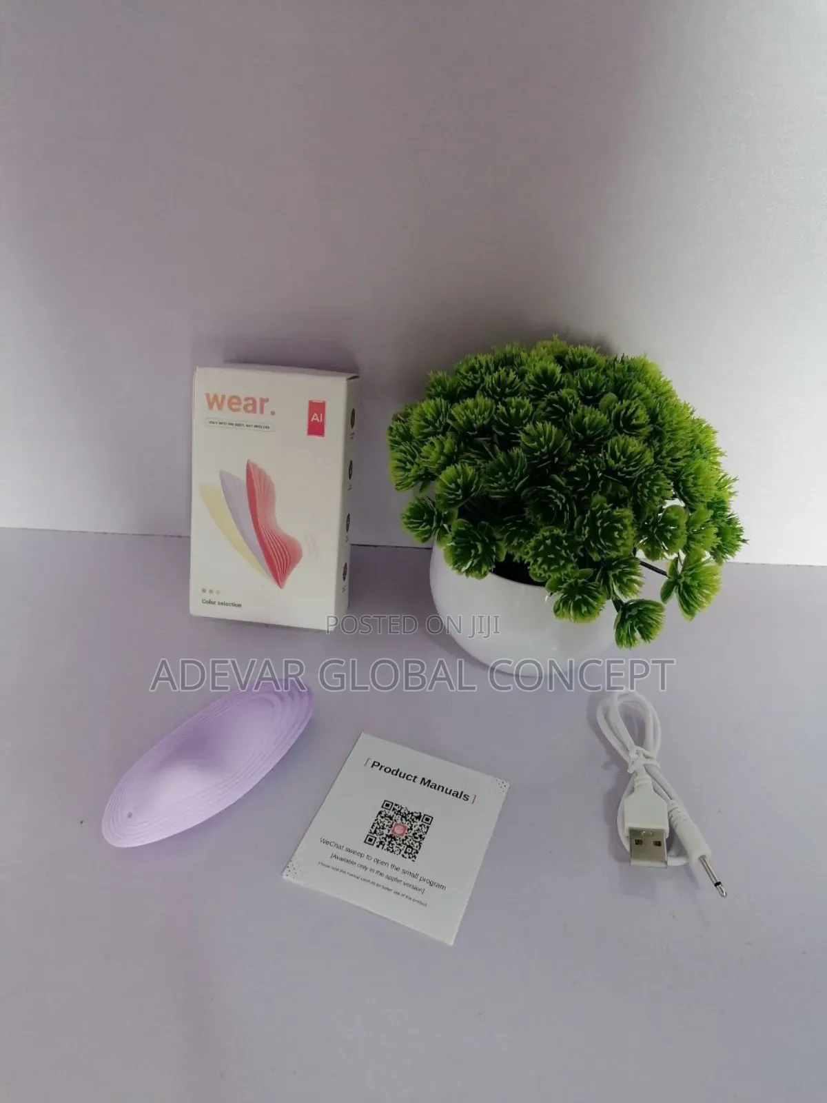 Oipetluck Wearable Panty Vibrators Sex Toys for Women Purple