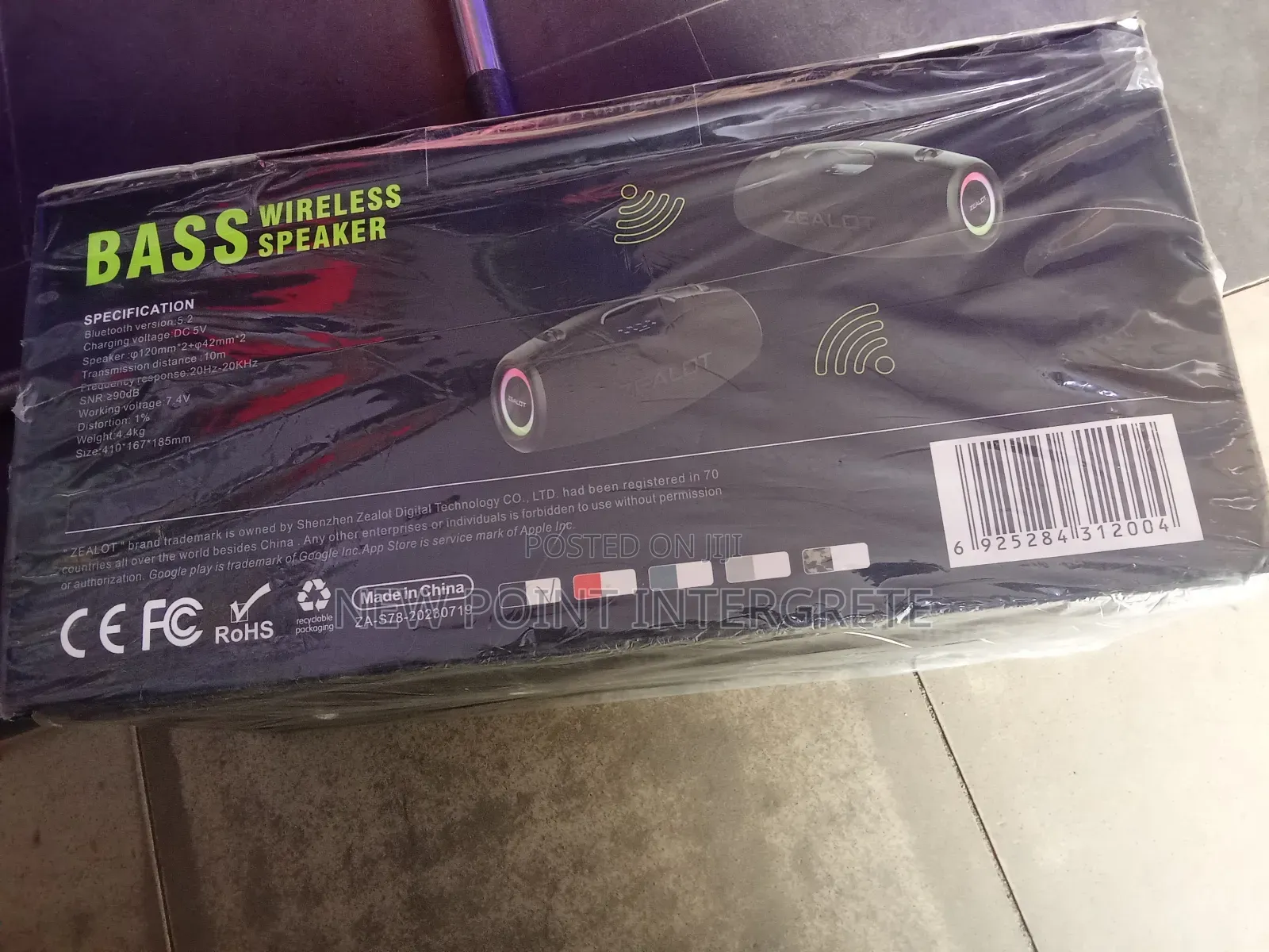 Zealot S78 Bluetooth Speaker TWS Stereo 100w