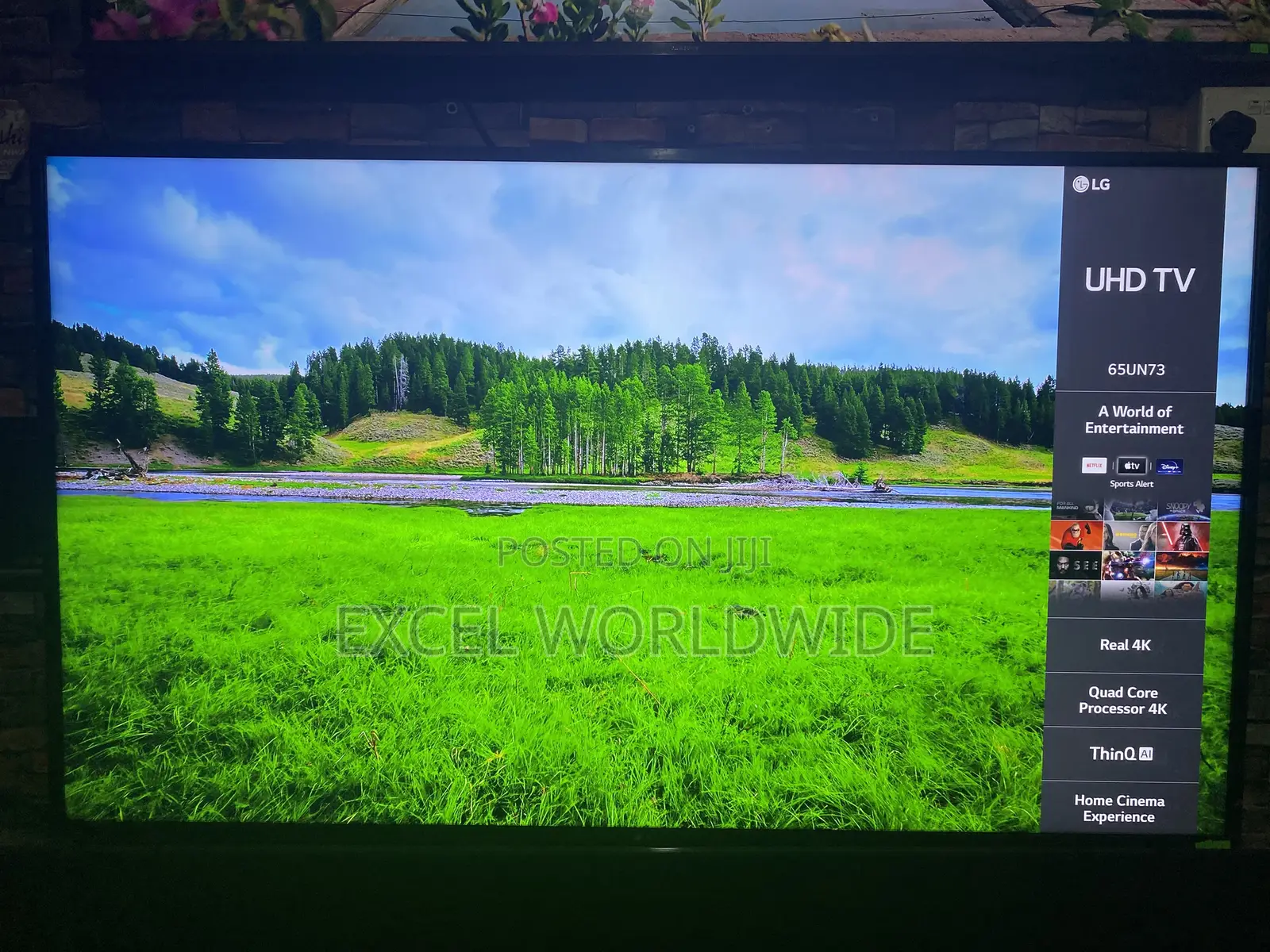 Lg Uhd Tv Un73 Series 65”Inches Active HDR Webos Ai Thinq