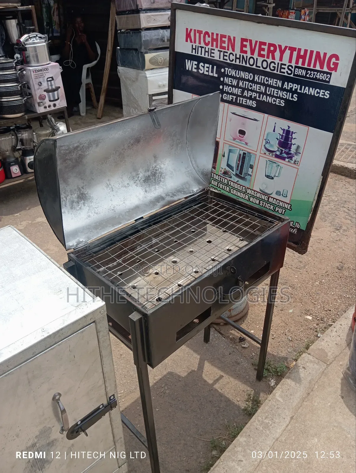 Commercial Barbecue Charcoal and Gas Griller
