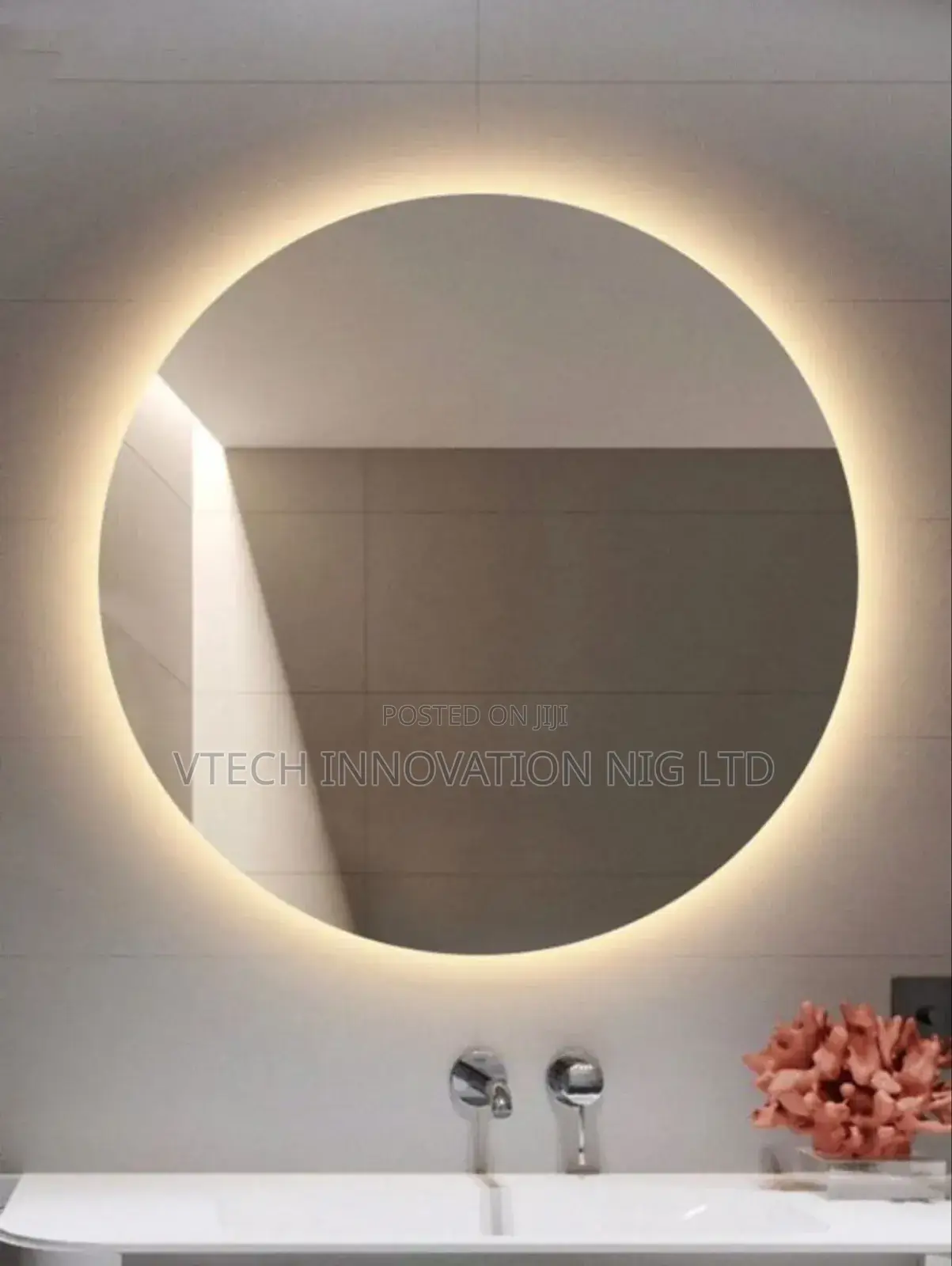 Toilet Brushing Mirror